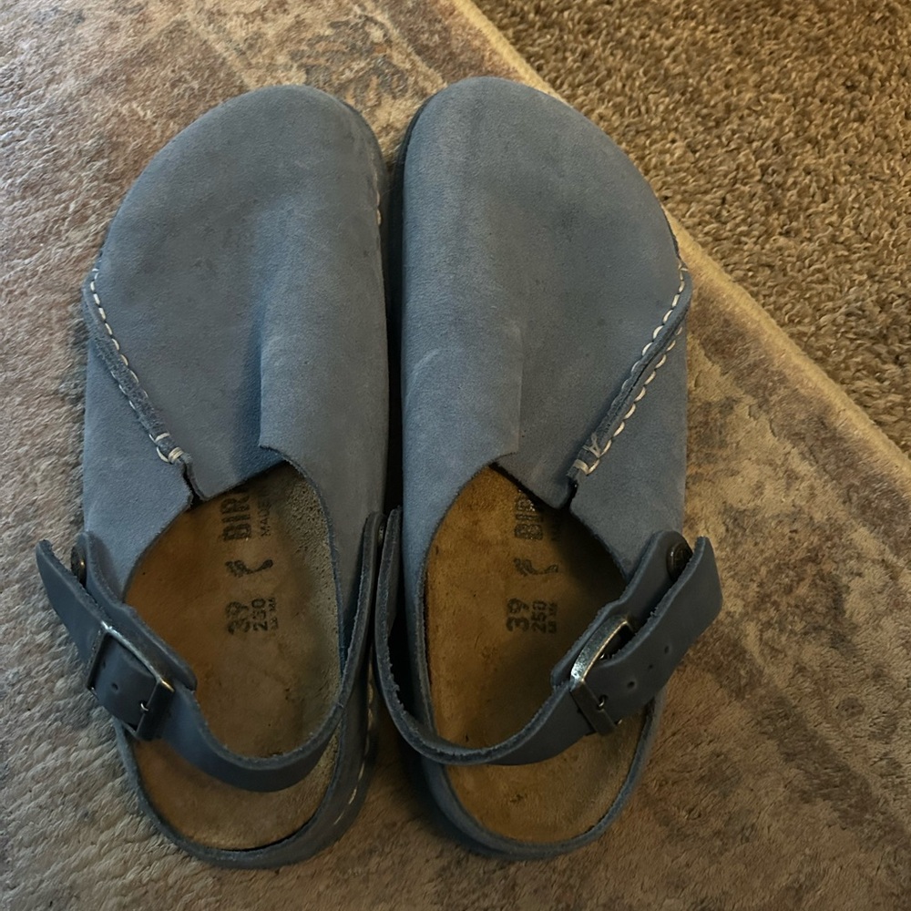 Birkenstock Blue Mules